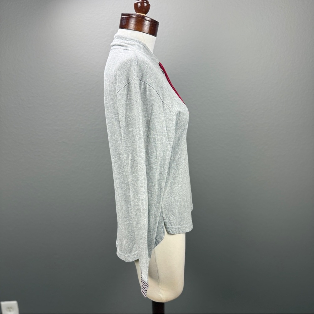 Jason wu for Eva air women's mock neck hi low gray long sleeve Top Sz M Athletic - Picture 7 of 7